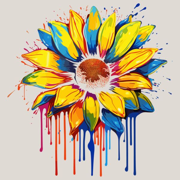 Colorful Sunflower Thumbnail