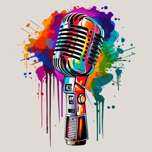 Colorful Microphone Thumbnail