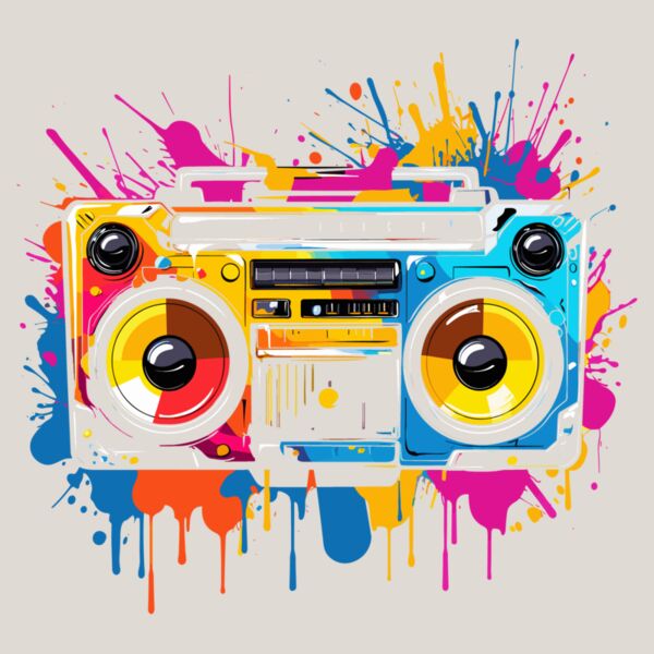 Colorful Boombox Thumbnail