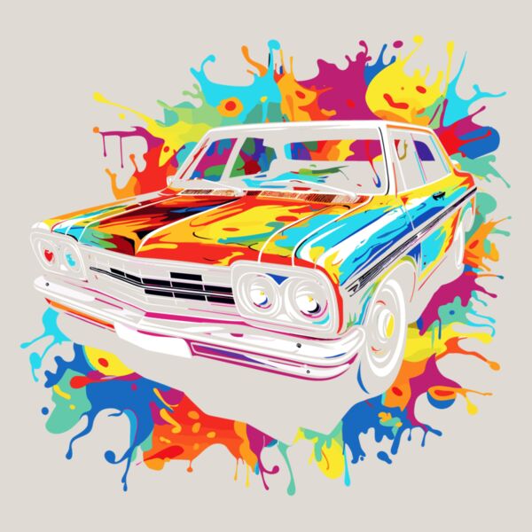 Colorful Classic Car Thumbnail