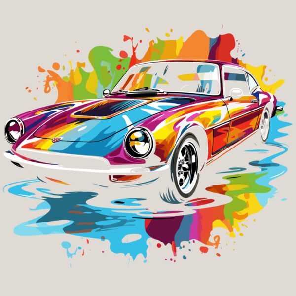 Colorful Car Thumbnail
