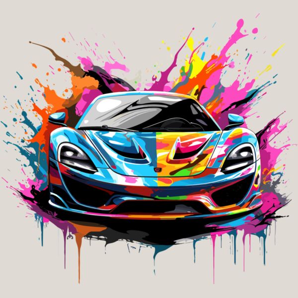 Colorful Super Car Thumbnail