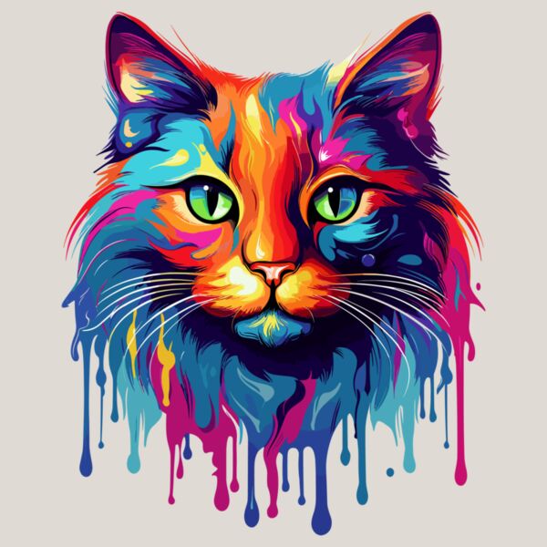 Colorful Cat Thumbnail