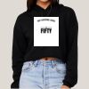 Women's Sponge Fleece Cropped Fleece Hoodie Thumbnail