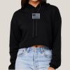 Women's Sponge Fleece Cropped Fleece Hoodie Thumbnail