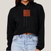 Women's Sponge Fleece Cropped Fleece Hoodie Thumbnail