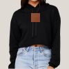Women's Sponge Fleece Cropped Fleece Hoodie Thumbnail
