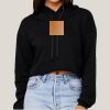 Women's Sponge Fleece Cropped Fleece Hoodie Thumbnail