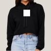 Women's Sponge Fleece Cropped Fleece Hoodie Thumbnail