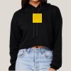 Women's Sponge Fleece Cropped Fleece Hoodie Thumbnail