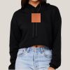 Women's Sponge Fleece Cropped Fleece Hoodie Thumbnail