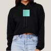 Women's Sponge Fleece Cropped Fleece Hoodie Thumbnail