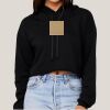 Women's Sponge Fleece Cropped Fleece Hoodie Thumbnail