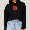 Women's Sponge Fleece Cropped Fleece Hoodie Thumbnail