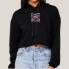 Women's Sponge Fleece Cropped Fleece Hoodie Thumbnail