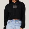Women's Sponge Fleece Cropped Fleece Hoodie Thumbnail