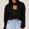 Women's Sponge Fleece Cropped Fleece Hoodie Thumbnail