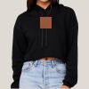 Women's Sponge Fleece Cropped Fleece Hoodie Thumbnail