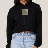 Women's Sponge Fleece Cropped Fleece Hoodie Thumbnail