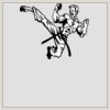 10" x 10" DTF Heat Transfer Thumbnail